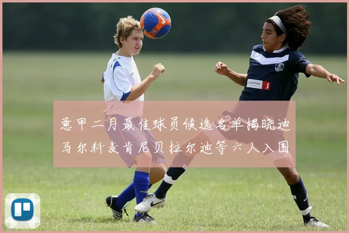 意甲二月最佳球员候选名单揭晓迪马尔科麦肯尼贝拉尔迪等六人入围