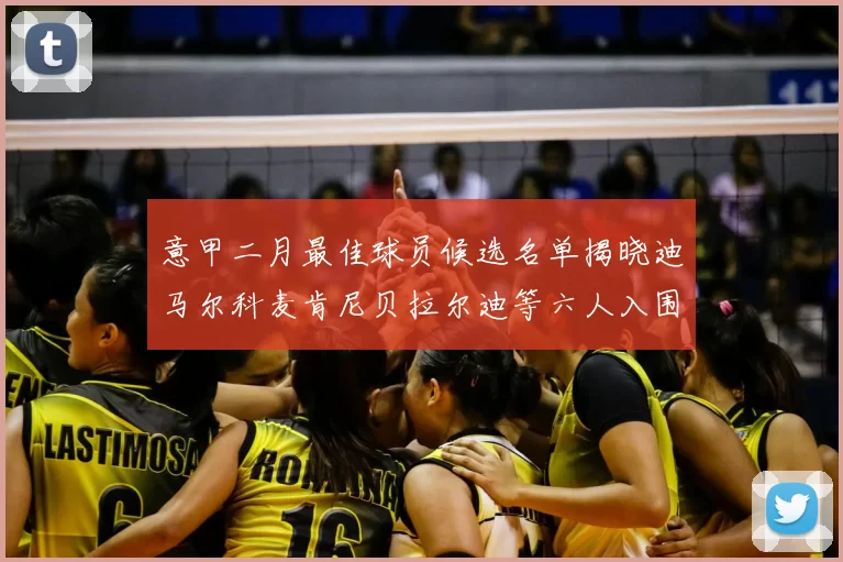 意甲二月最佳球员候选名单揭晓迪马尔科麦肯尼贝拉尔迪等六人入围