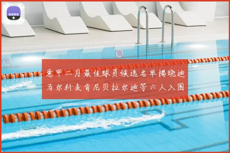 意甲二月最佳球员候选名单揭晓迪马尔科麦肯尼贝拉尔迪等六人入围
